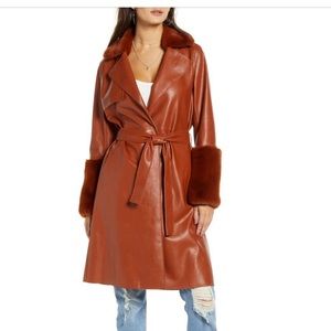 Blank NYC Brown Trench Coat